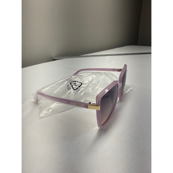 Juicy Couture Oversized Square‎ Sunglasses Lilac Purple Gold Logo Y2K Retro NEW main image 4